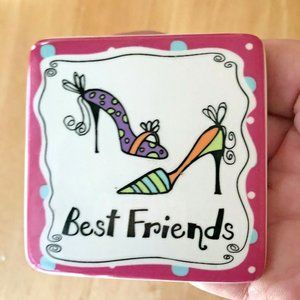 Best Friends Magnet High Heels Shoes Vintage New Girlfriend Christmas Birthday